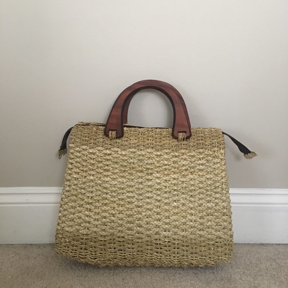 Bamboo Handwoven bag made in the Philippines